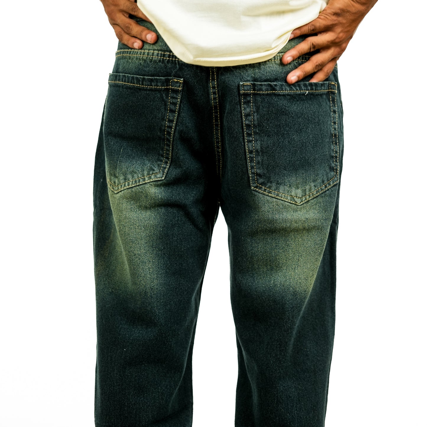 Slow Green Baggy Fit Jeans