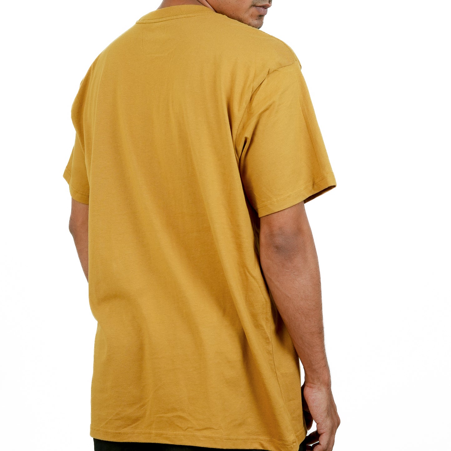Yellow Regular Fit Printed T-Shirt