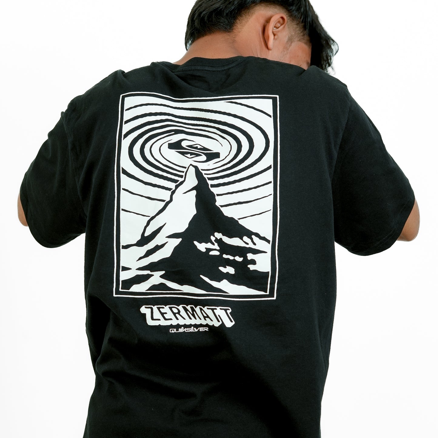 Black Regular Fit Printed T-Shirt