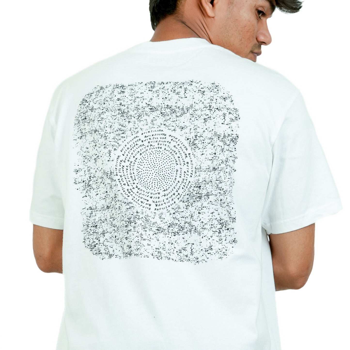 White Regular Fi Printed T-Shirt