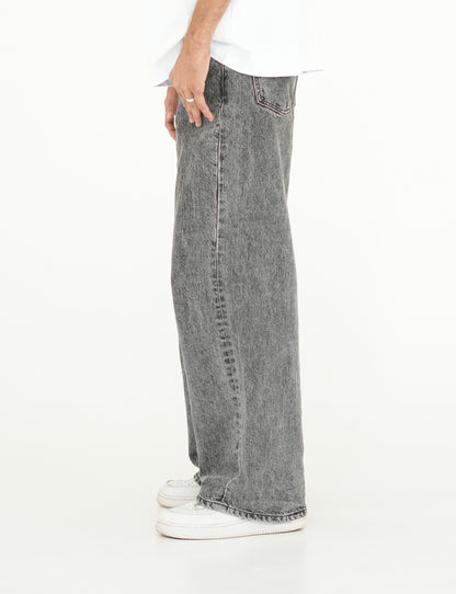 Grey Baggy Fit Jeans