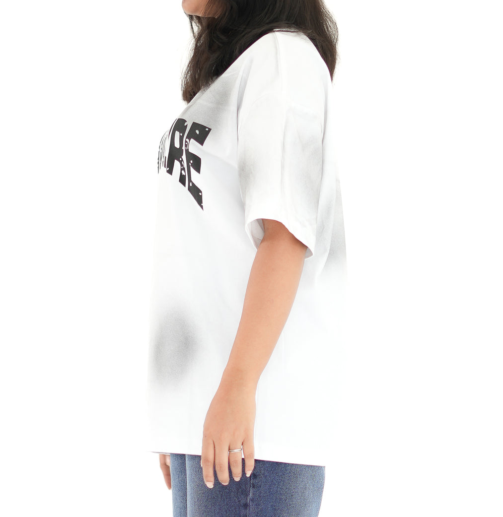 Bravoure Unisex Oversized Tee – White