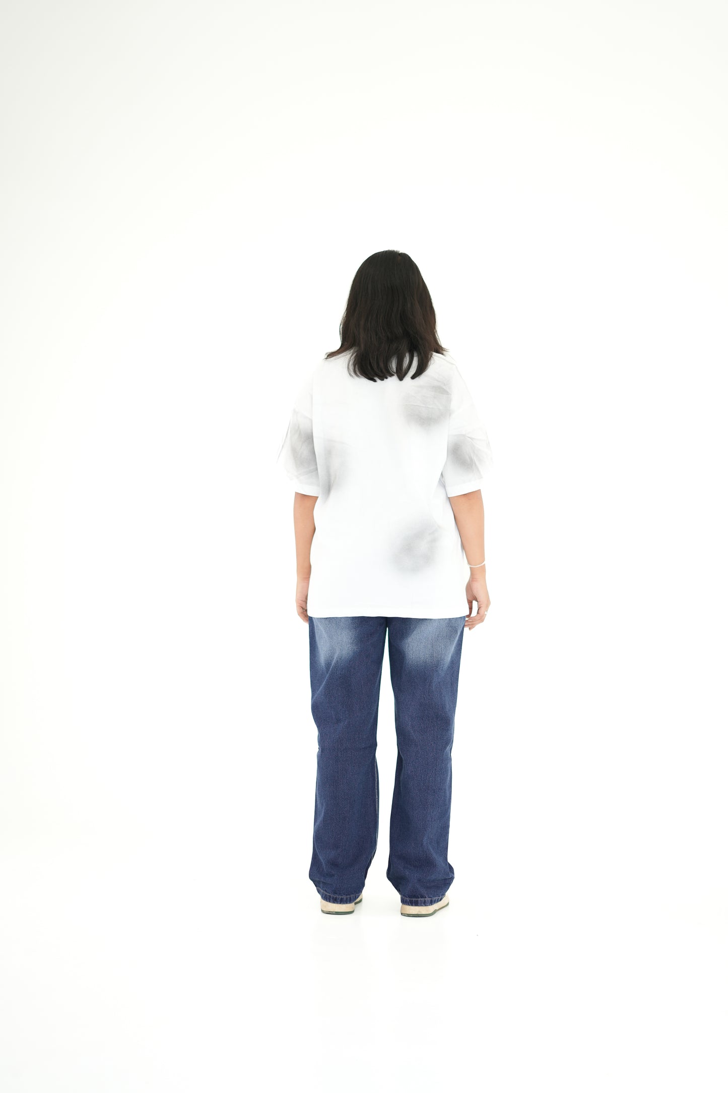 Bravoure Unisex Oversized Tee – White