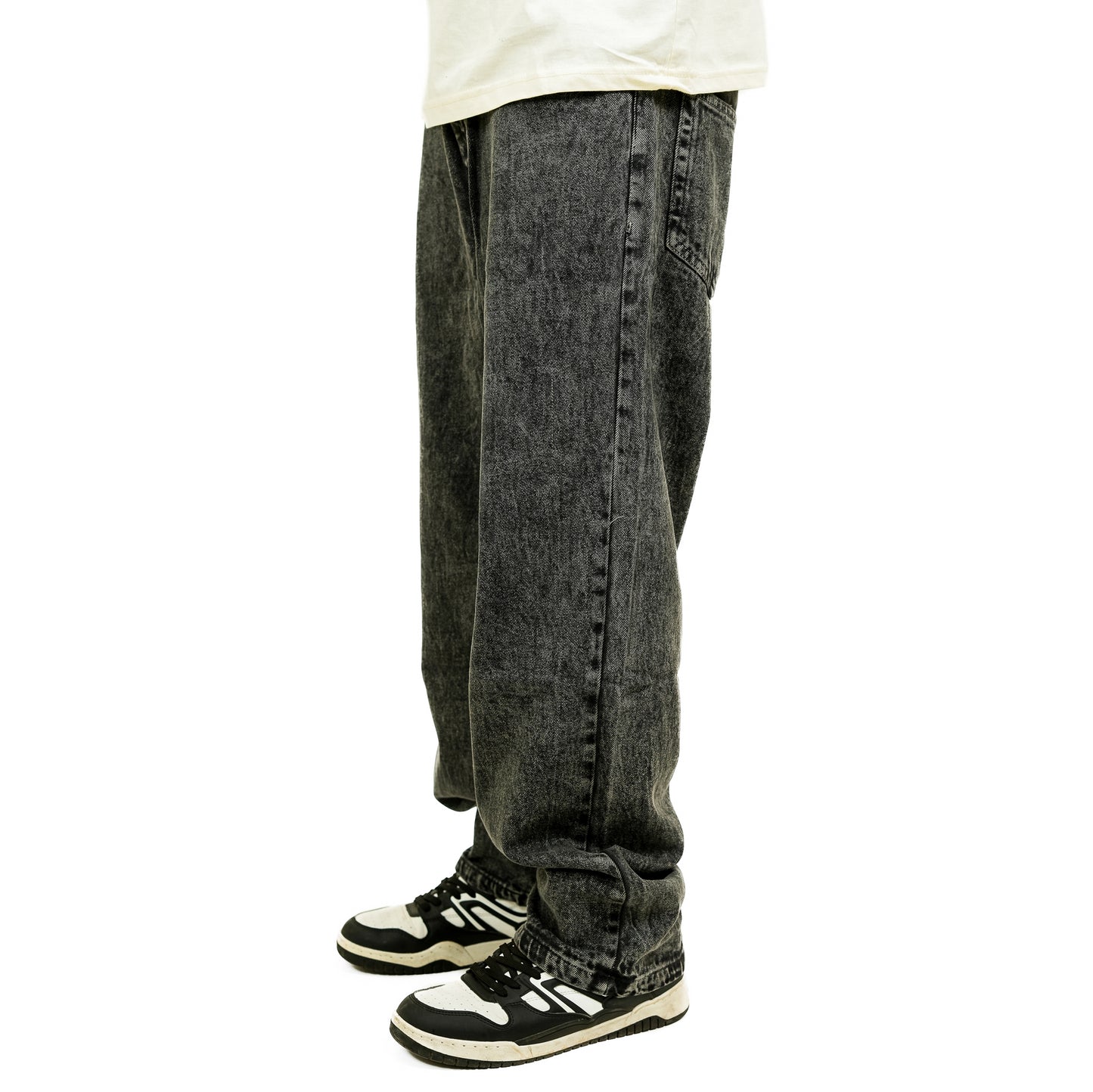 Dark Grey Baggy Fit Jeans