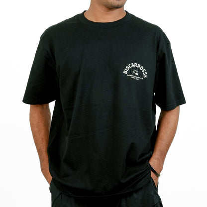Black Oversized Printed T-Shirt