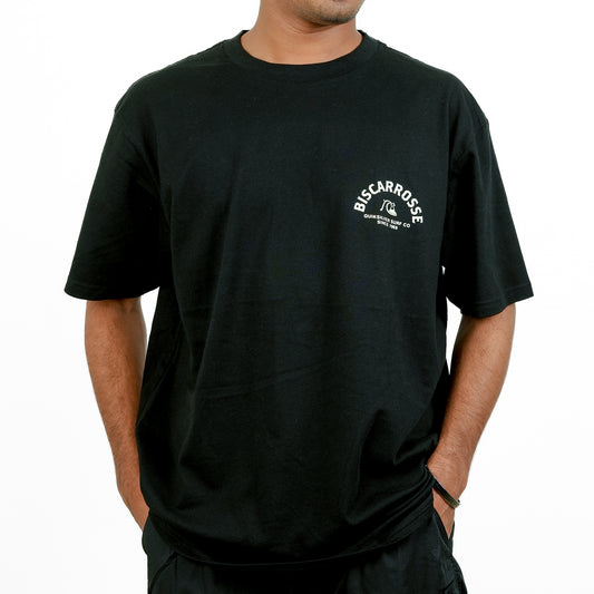Black Oversized Printed T-Shirt