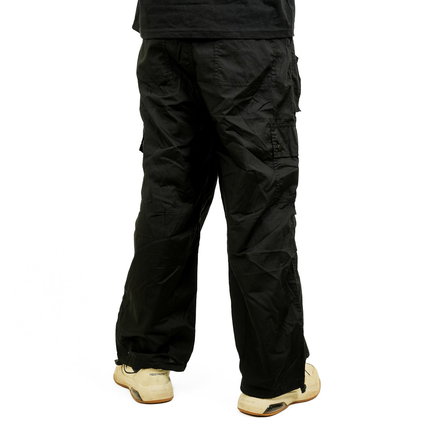 Black Baggy Fit Cargo Pants