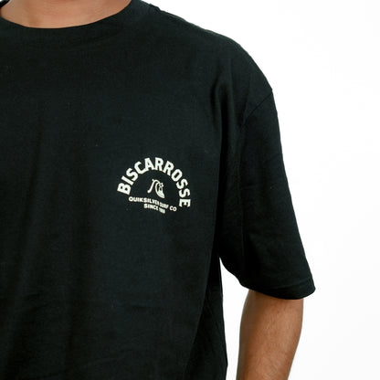 Black Oversized Printed T-Shirt