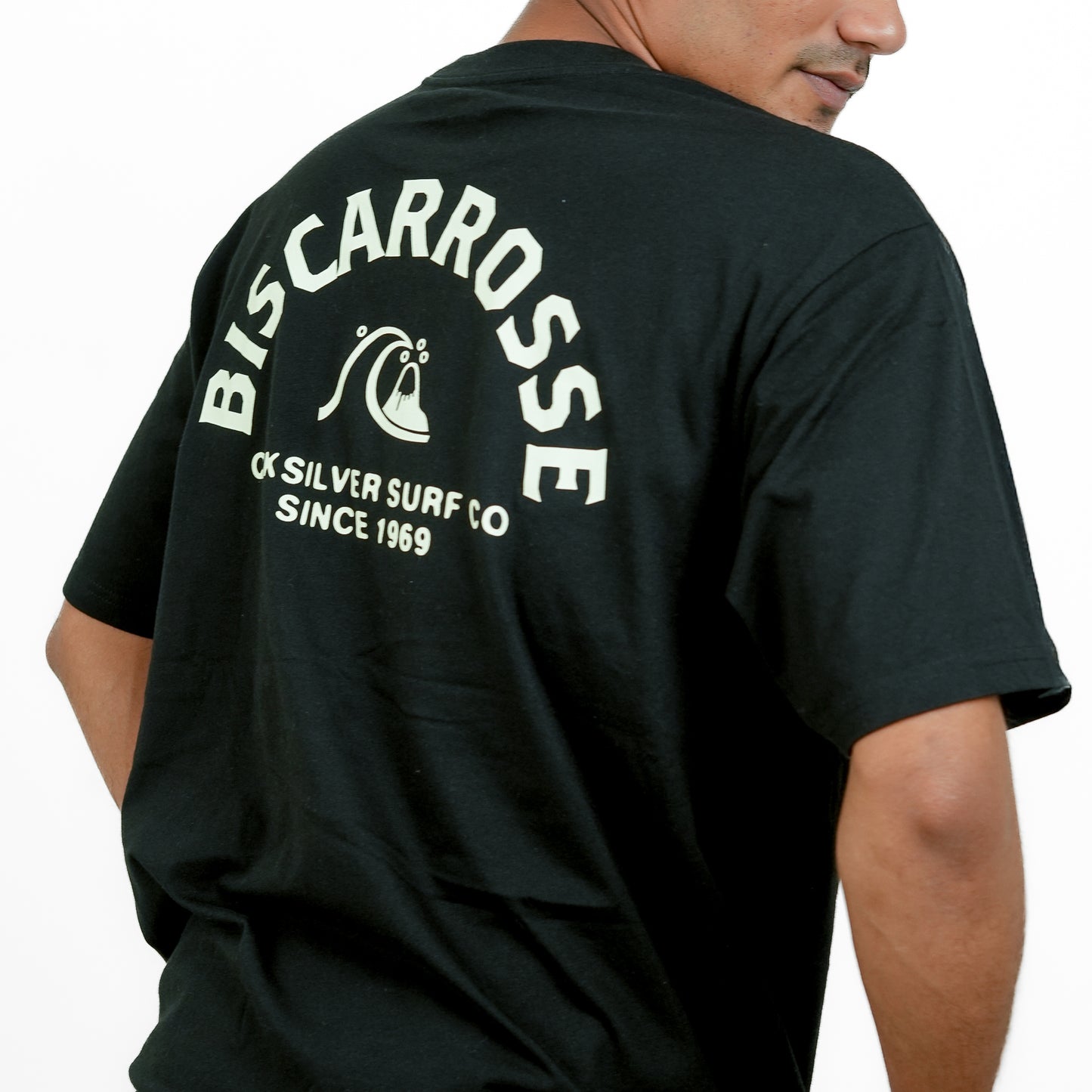 Black Oversized Printed T-Shirt