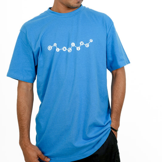 Blue Oversized Printed T-Shirt