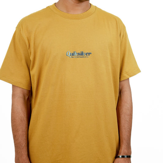Yellow Regular Fit Printed T-Shirt