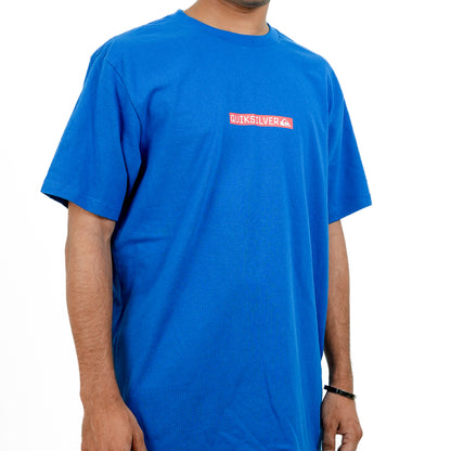 Blue Oversized Printed T-Shirt