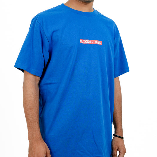 Blue Oversized Printed T-Shirt